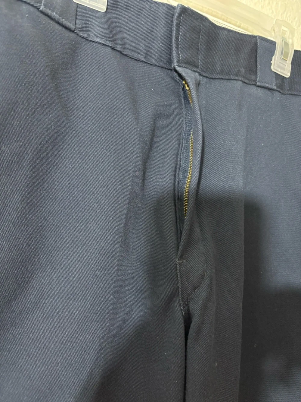Dickies Navy Straight-Leg Work Dress Pants - Picture 4 of 8